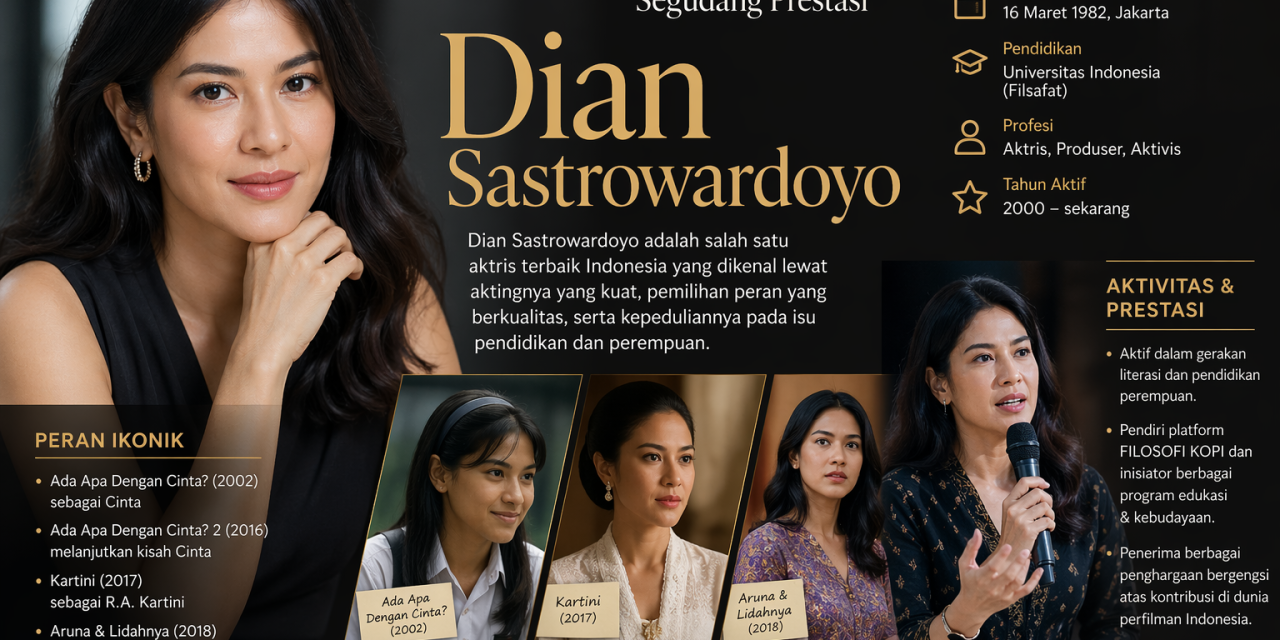 Mengenal Dian Sastro Aktris Elegan Dengan Segudang Prestasi