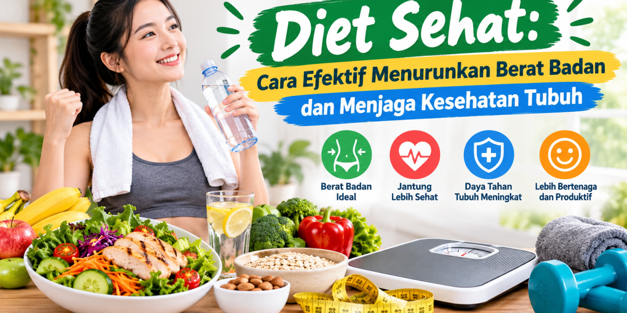 Diet Sehat: Cara Efektif Menurunkan Berat Badan Yang Gemuk!